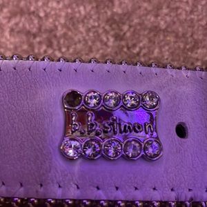 B.B. Simon Belt Color Blanc Classic